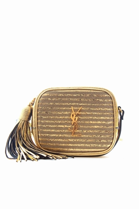 Saint Laurent Monogram Leather Crossbody Pouch