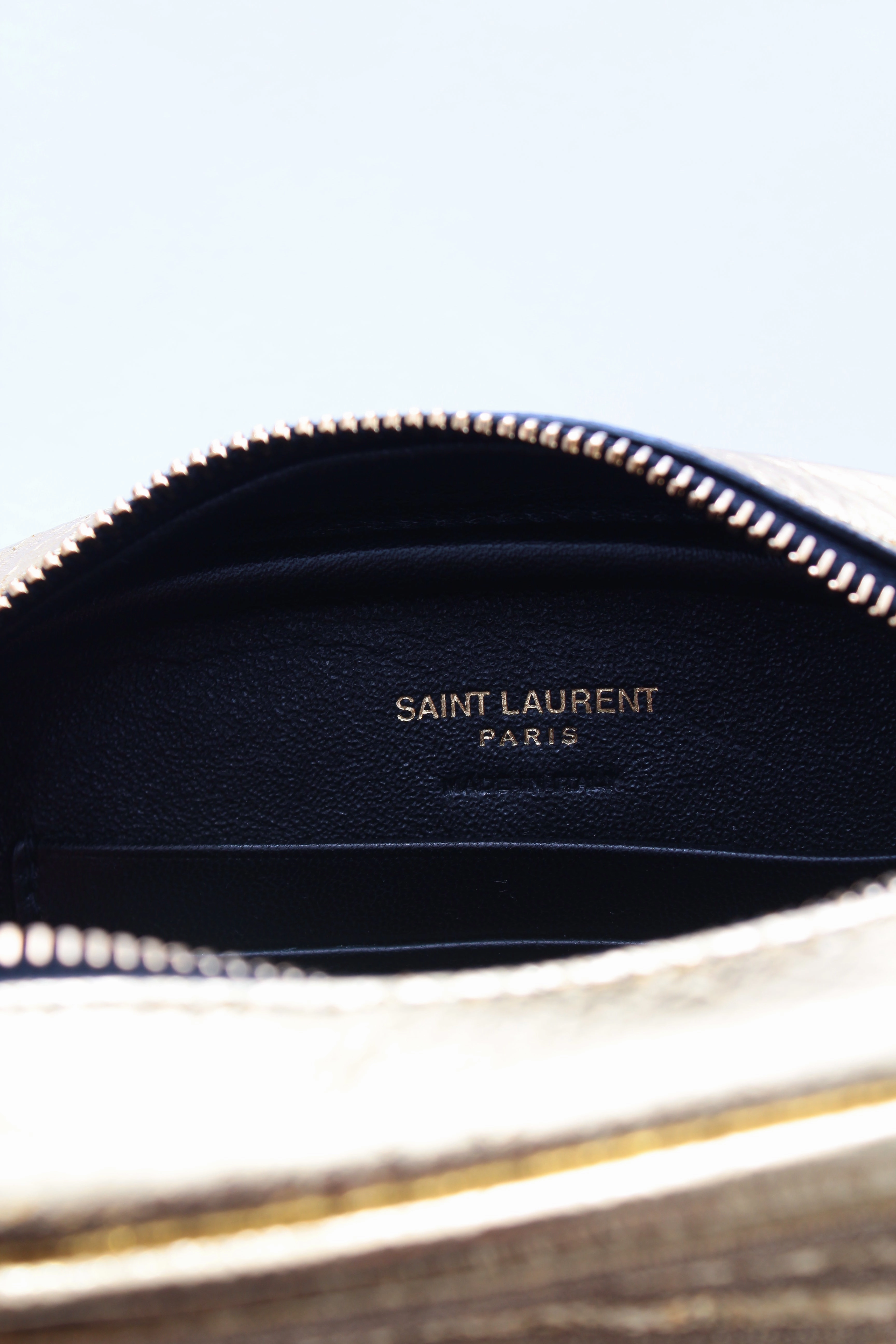Saint Laurent Monogram Leather Crossbody Pouch