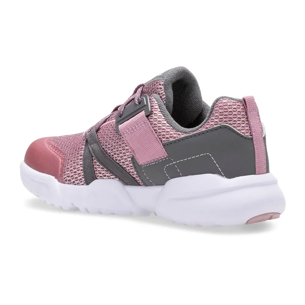 Saucony Blush/Grey Vertex Children??s Lace Sneaker