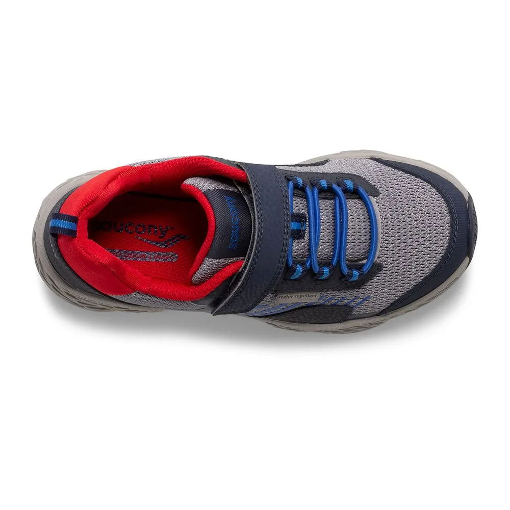 Saucony Navy/Grey/Red Wind Shield A/C Children??s Sneaker