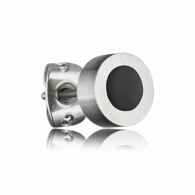 Save Brave Stainless Steel Single Stud Mens Earring SBE-MIKE