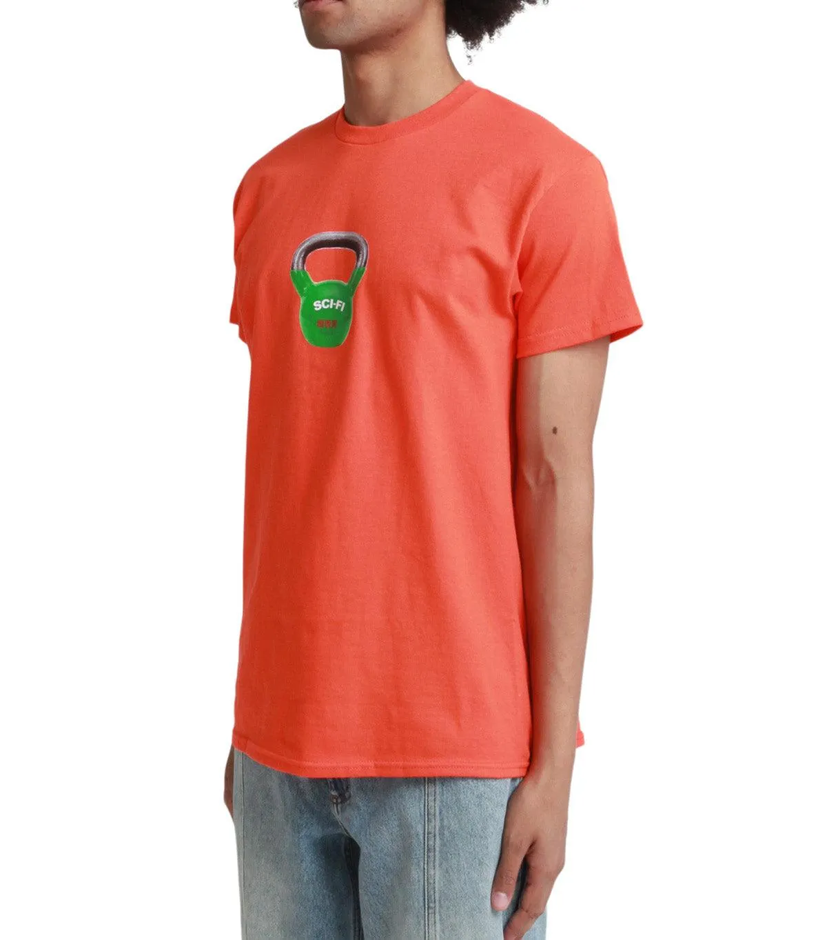 Sci-Fi Fantasy Kettle Bell Tee Orange