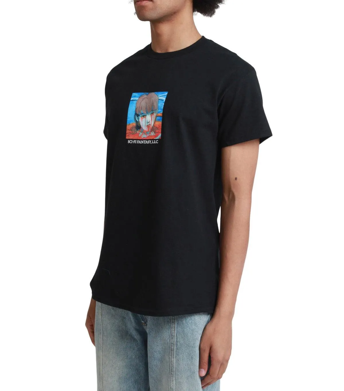 Sci-Fi Fantasy Leaking Eyes Tee Black