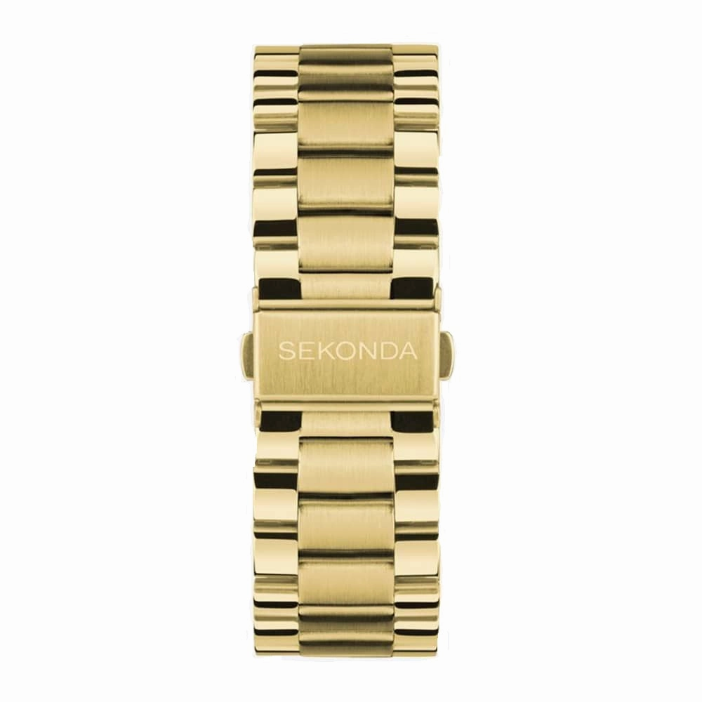 Sekonda Active Plus Smart Watch Gold Alloy Case Steel Bracelet 30227