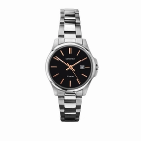 Sekonda Black Dial Ladies Watch 2097