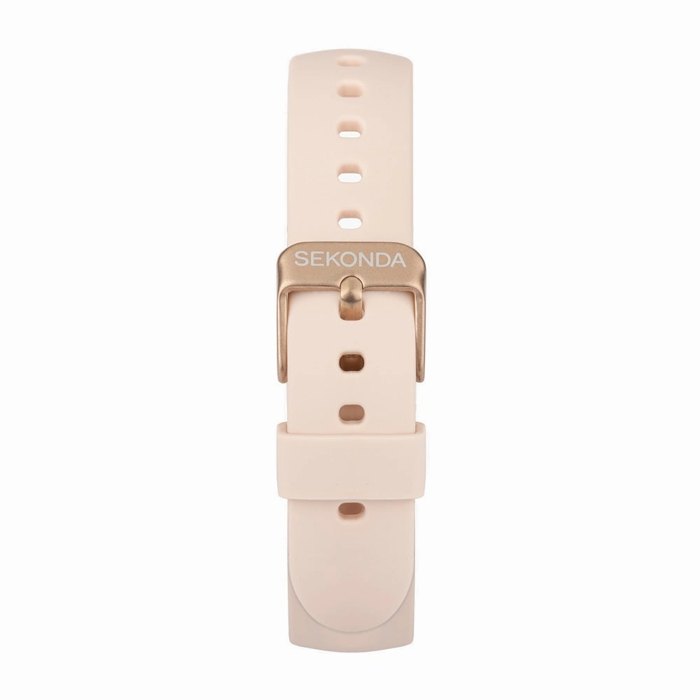 Sekonda Track Smart Watch Rose Gold Case Pink Silicone Strap 30170