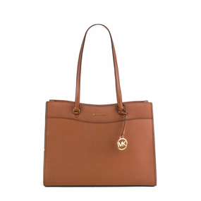 Shoulder Bag Michael Kors 35F4GTVT9L-LUGGAGE Brown 37 x 28 x 12 cm