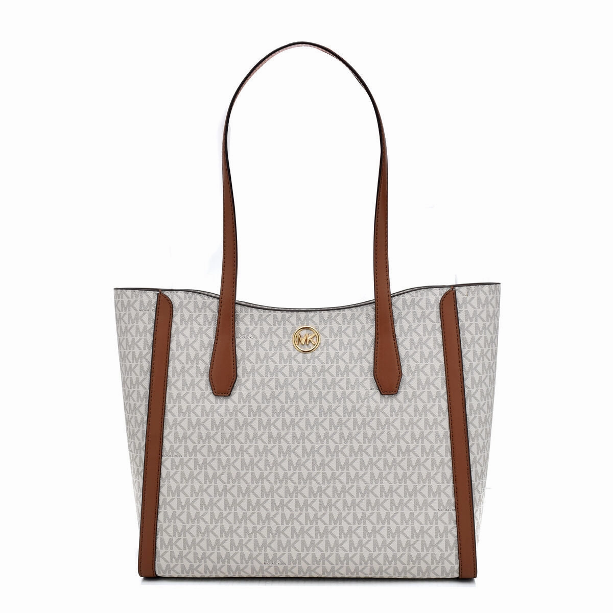Shoulder Bag Michael Kors Leida Beige 34 x 29 x 12 cm