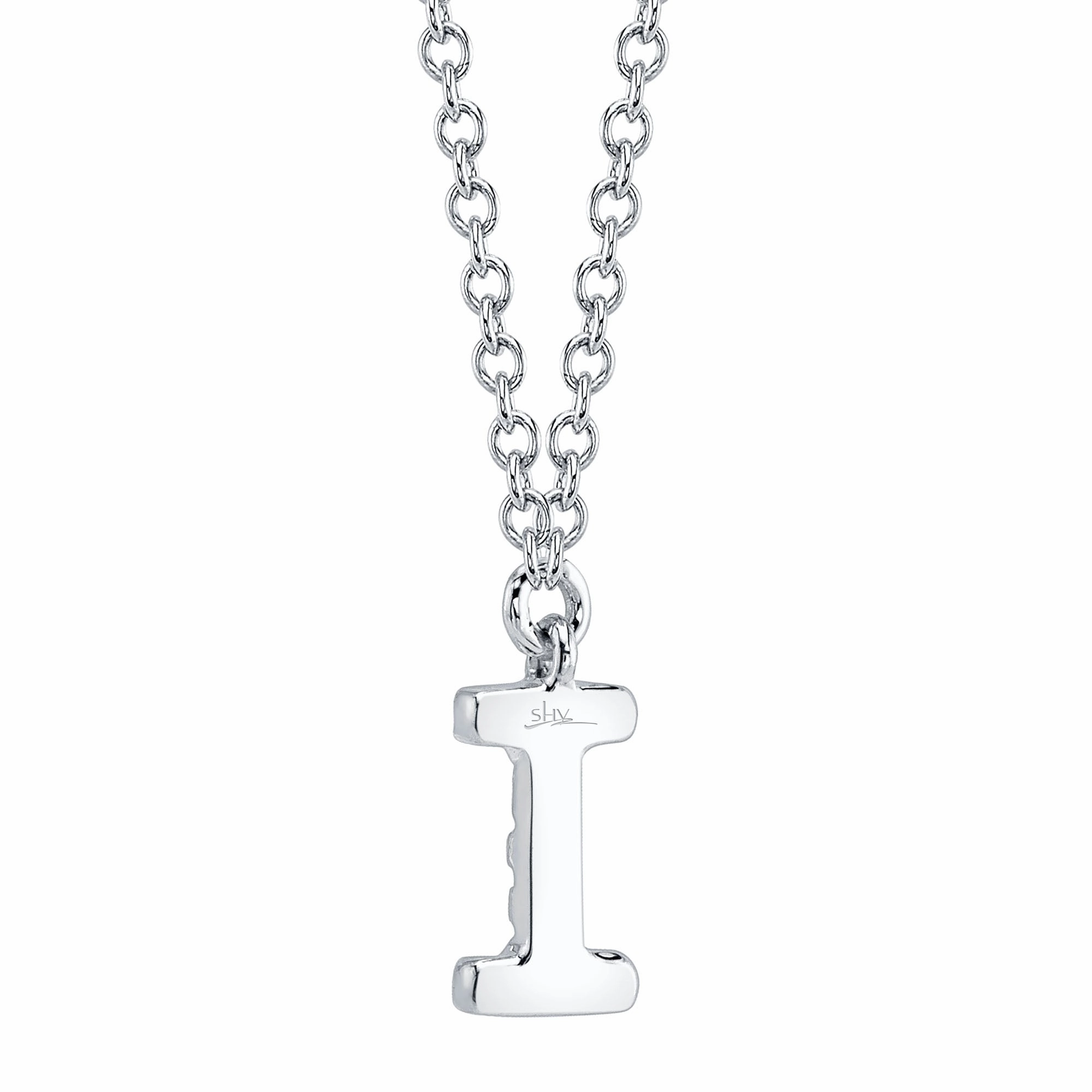 Shy Creation 0.03Ct Diamond Necklace - Initial I SC55007903-I