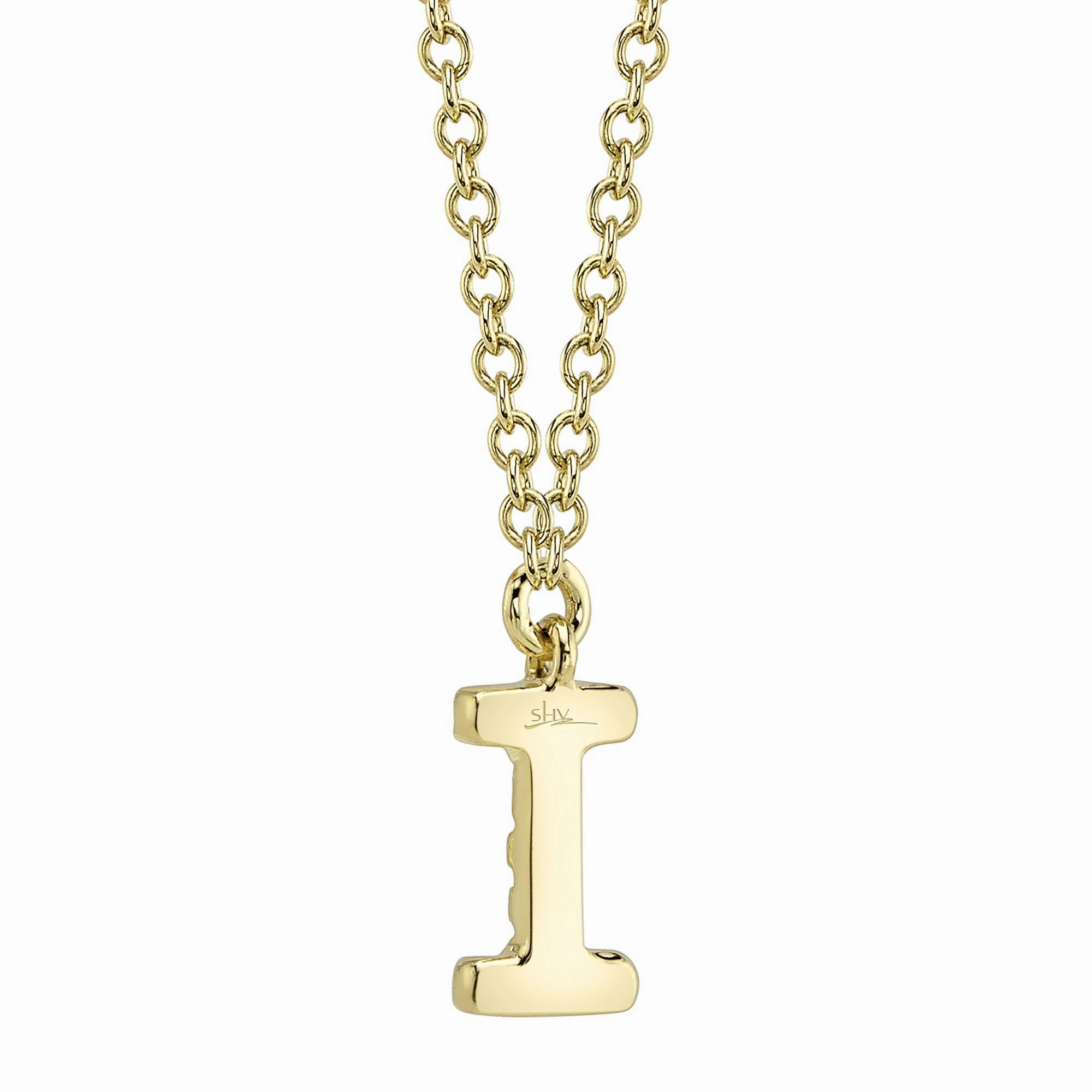Shy Creation 0.03Ct Diamond Necklace - Initial I SC55007904-I