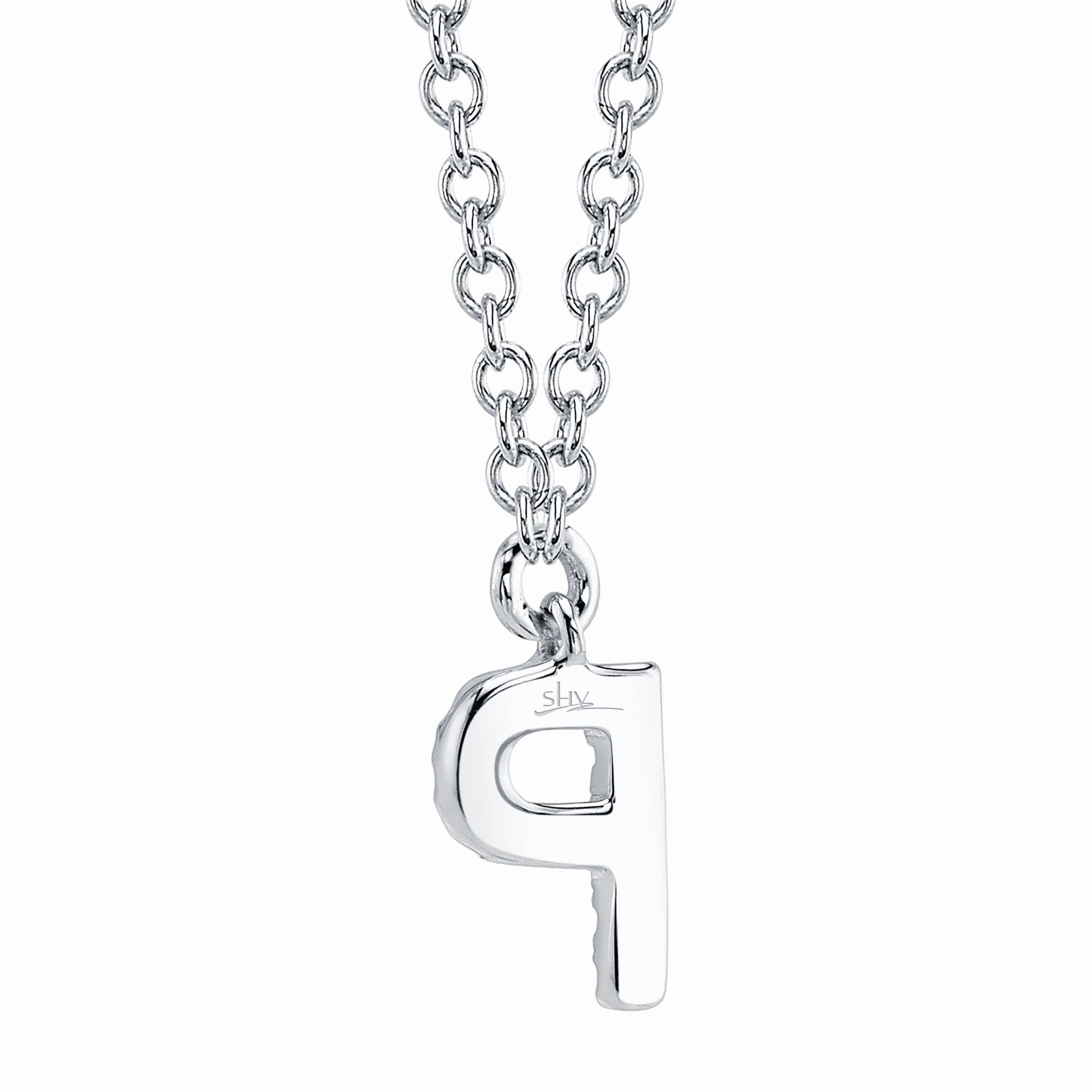 Shy Creation 0.04Ct Diamond Necklace - Initial P SC55007903-P