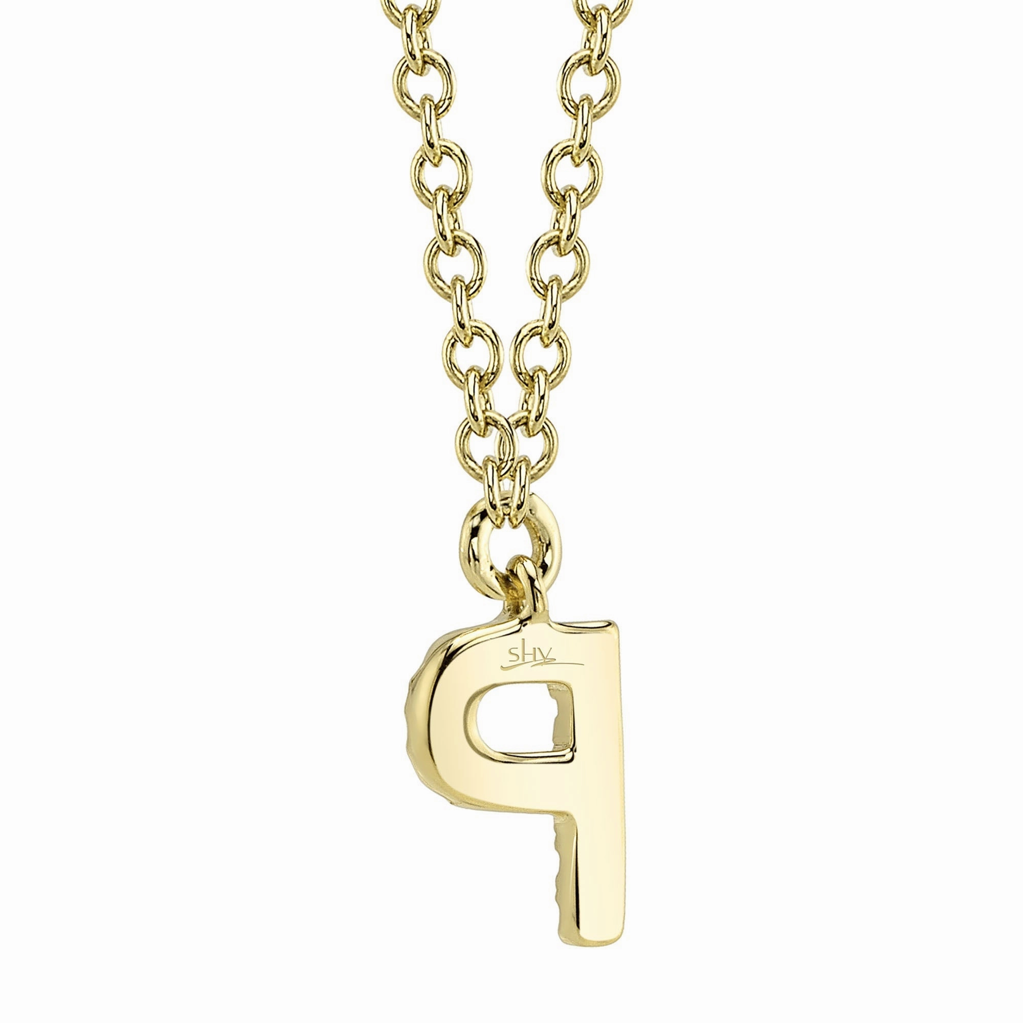 Shy Creation 0.04Ct Diamond Necklace - Initial P SC55007904-P