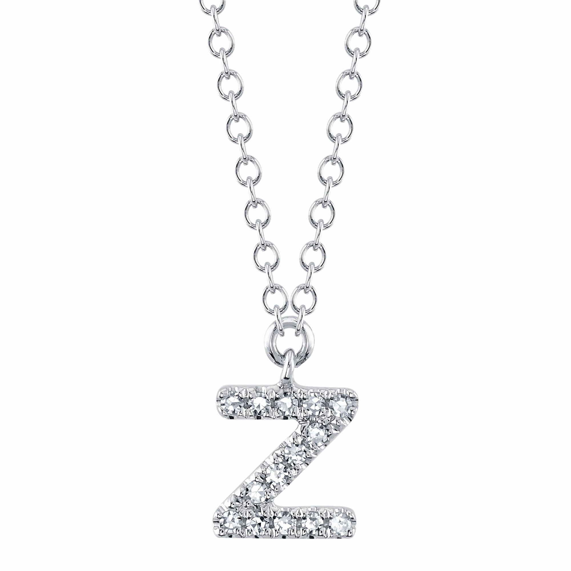 Shy Creation 0.04Ct Diamond Necklace - Initial Z SC55007903-Z