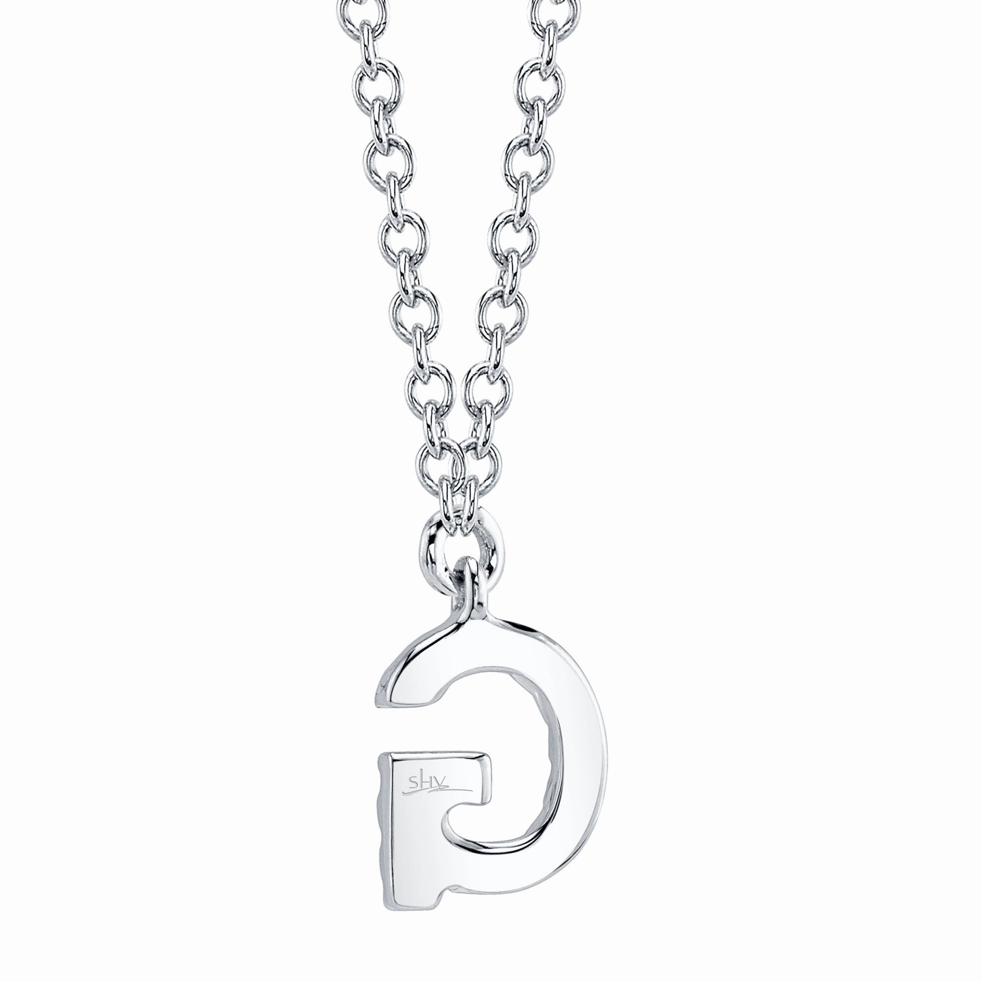 Shy Creation 0.05Ct Diamond Necklace - Initial G SC55007903-G