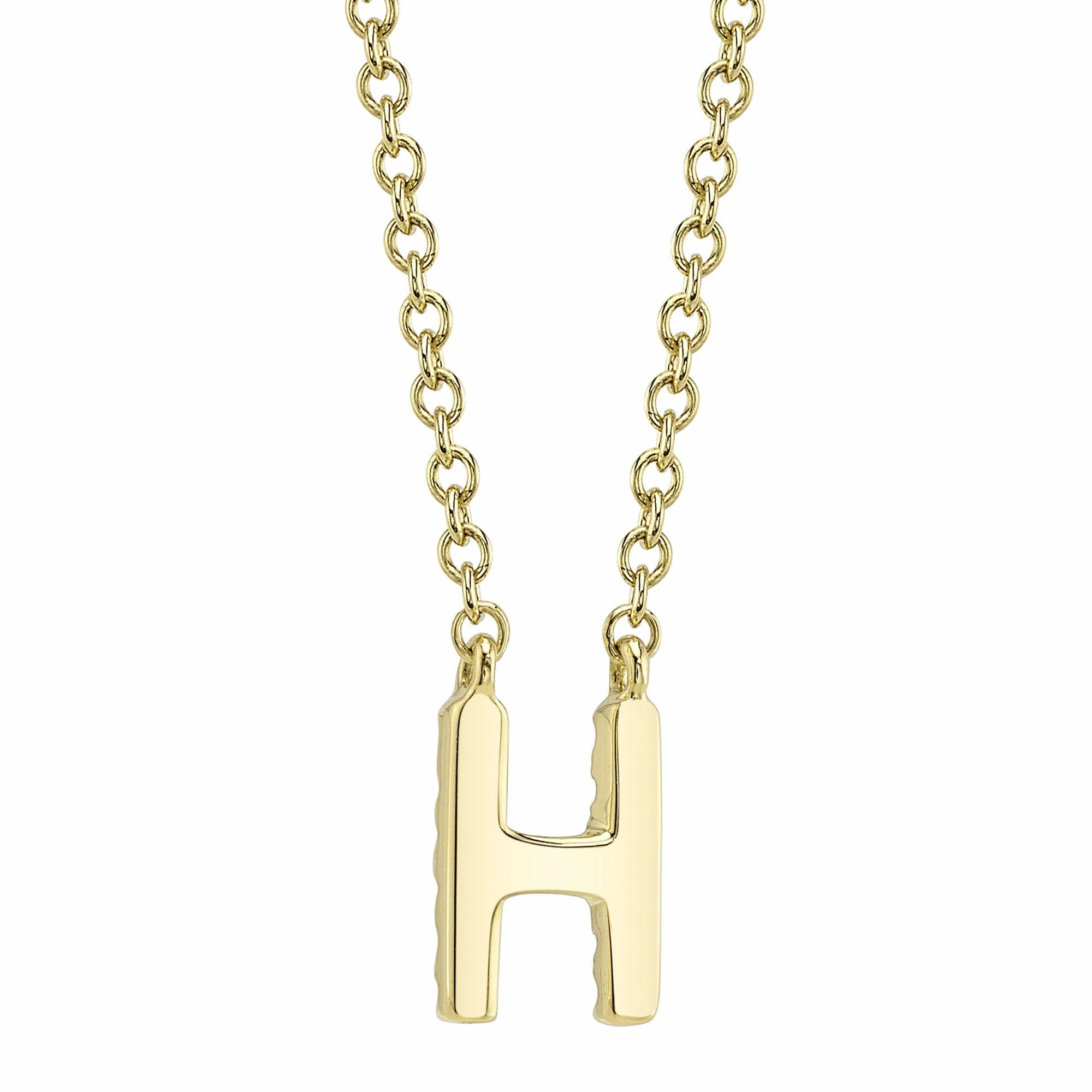 Shy Creation 0.05Ct Diamond Necklace - Initial H SC55007904-H