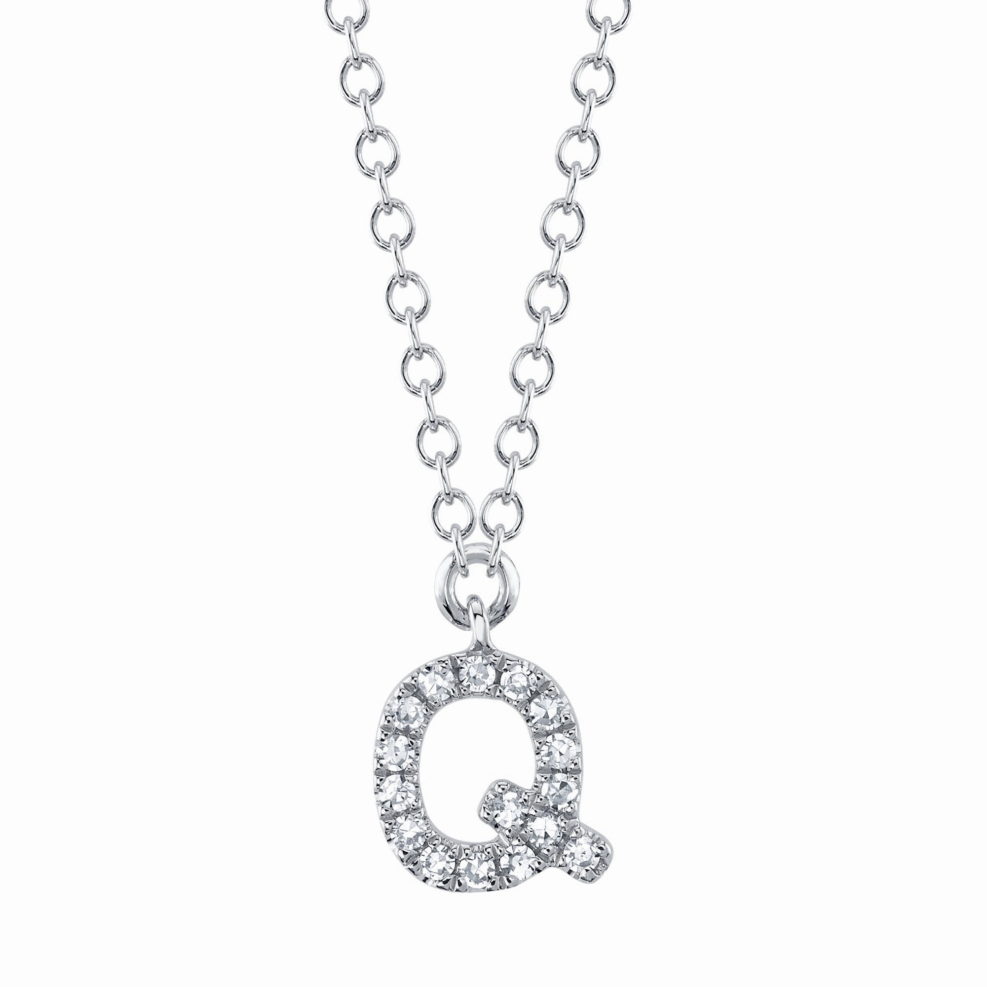 Shy Creation 0.05Ct Diamond Necklace - Initial Q SC55007903-Q