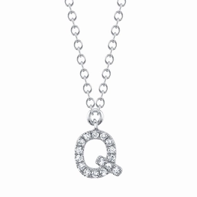 Shy Creation 0.05Ct Diamond Necklace - Initial Q SC55007903-Q