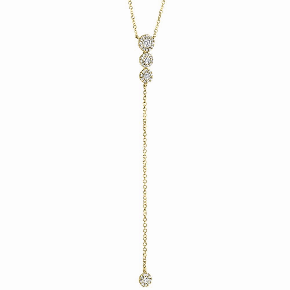Shy Creation 0.29Ct Diamond Lariat Necklace SC55002607