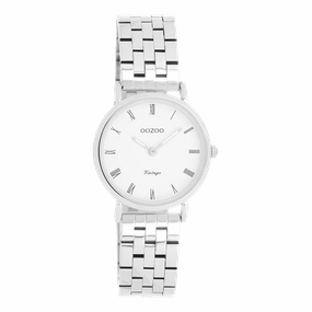 Silver coloured OOZOO watch with stainless steel bracelet - C20372
