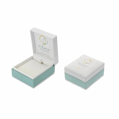 Silver Origins Forever Love Heart Drop Earrings