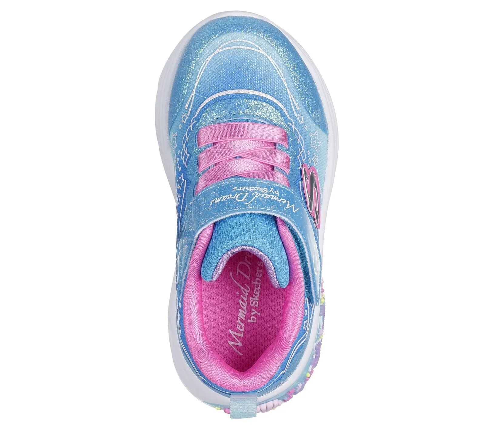 Skechers Blue Lil Mermaid My Dreamers Toddler Sneaker