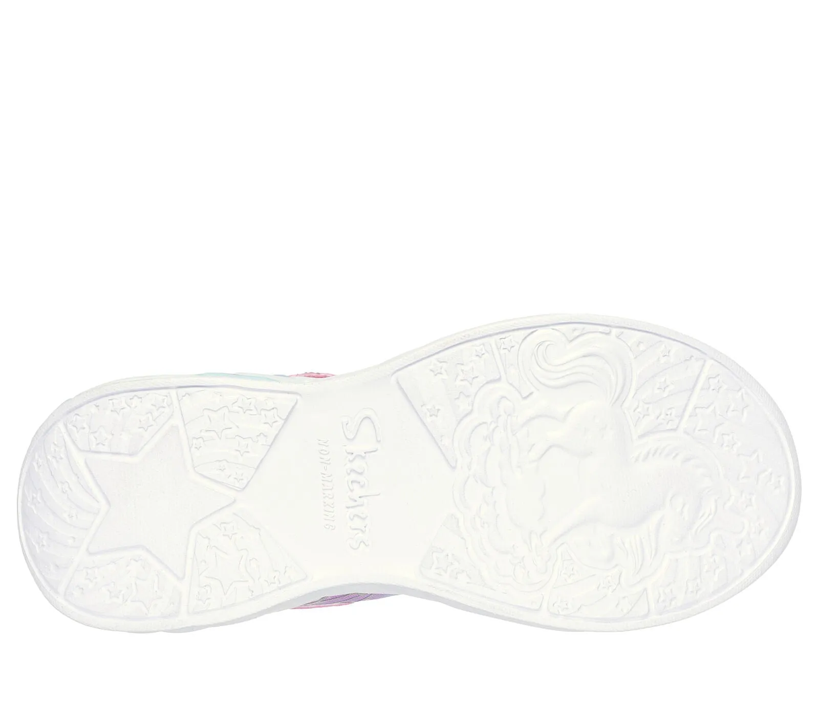 Skechers Pink/Turquoise Unicorn Dreams S-Lights Children's Sneaker