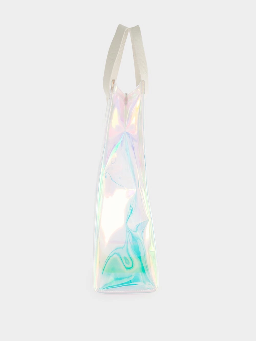 Small Transparent Tote Bag with Web