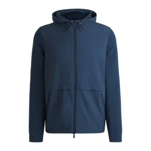 Softshell jacket with knitted details
