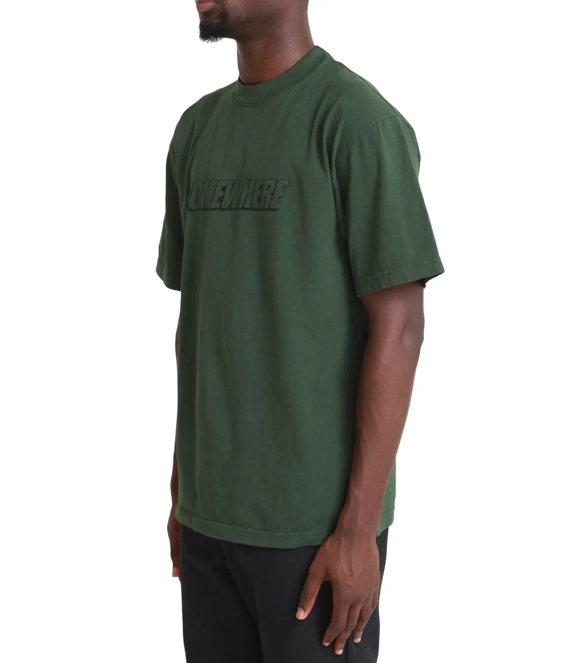 SOMEWHERE Block T-Shirt Olive