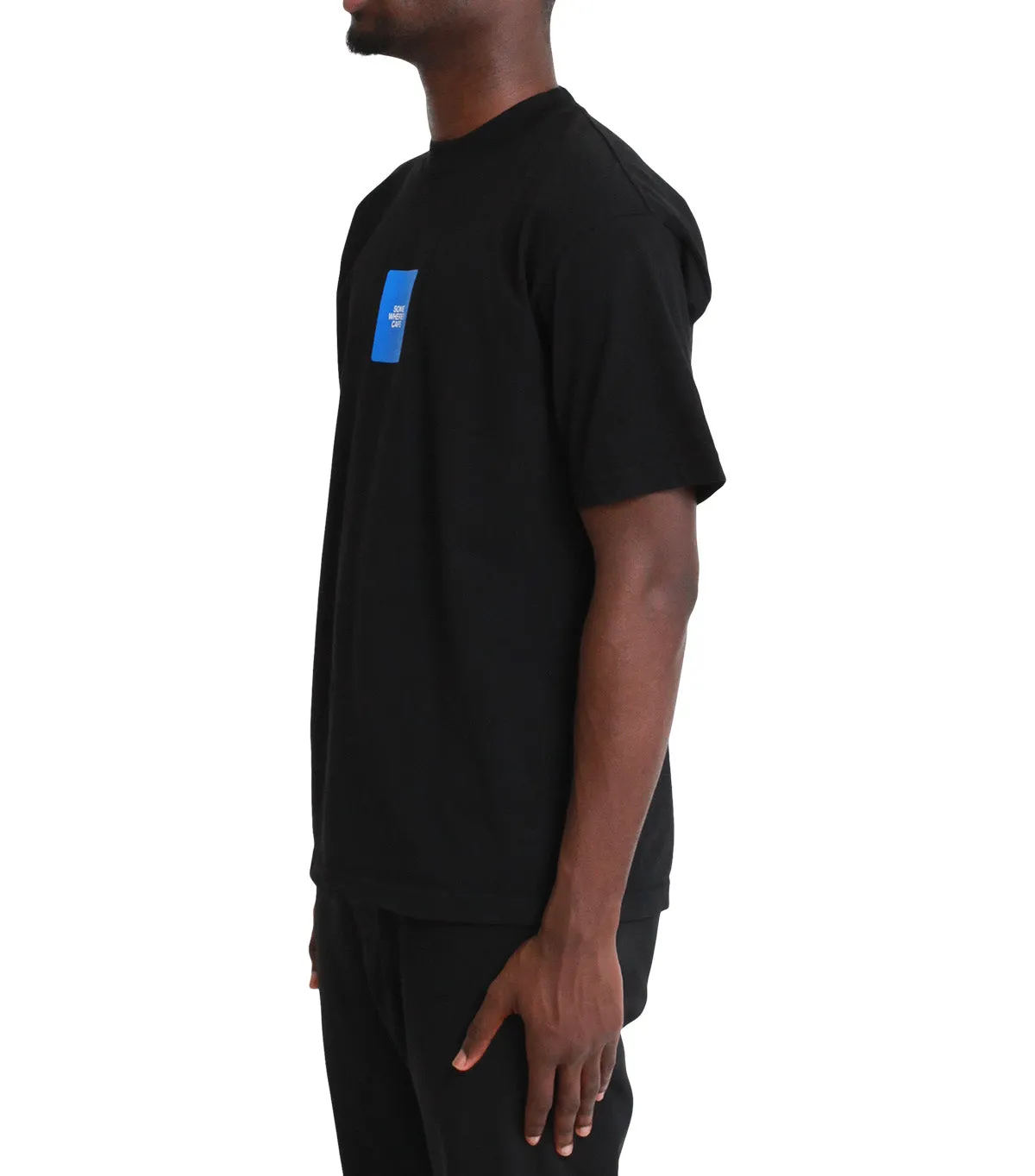 SOMEWHERE Cafe Cup T-Shirt Black