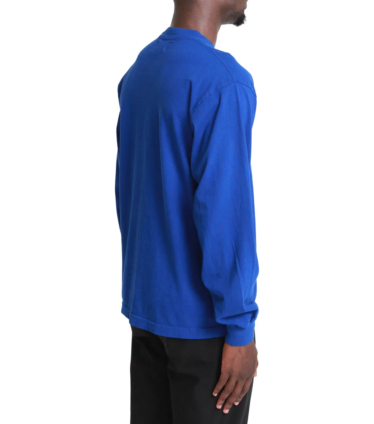 SOMEWHERE Original Logo Long Sleeve T-Shirt Blue