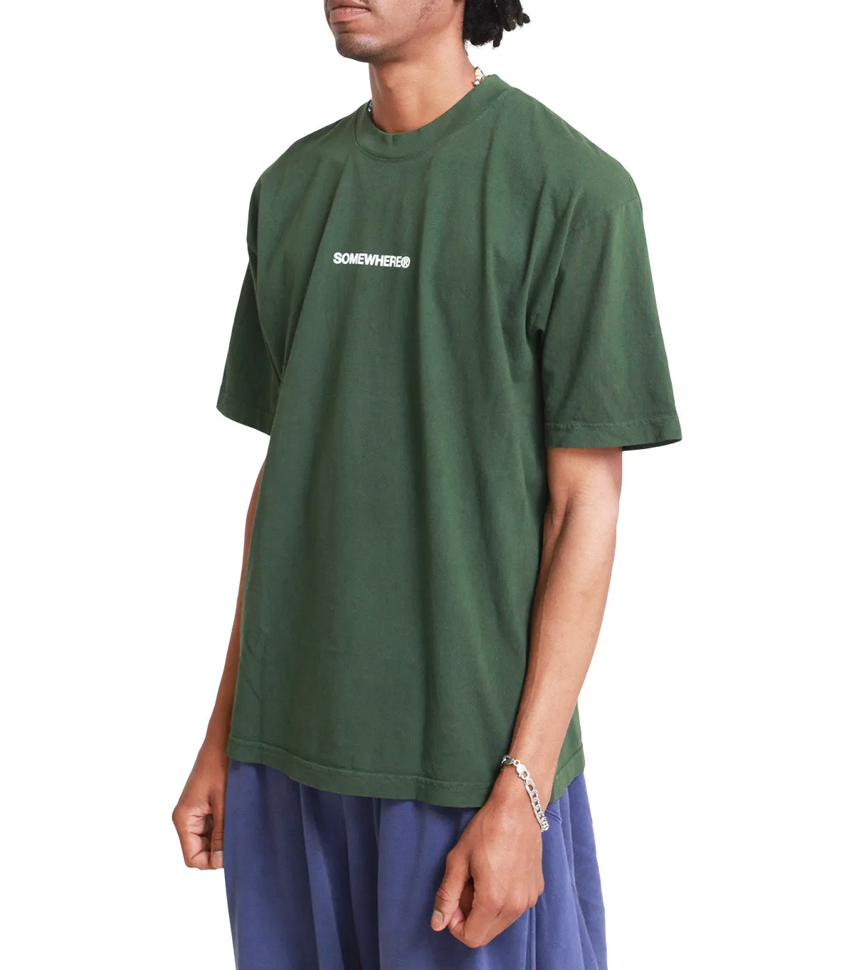 SOMEWHERE Original Logo T-Shirt Olive