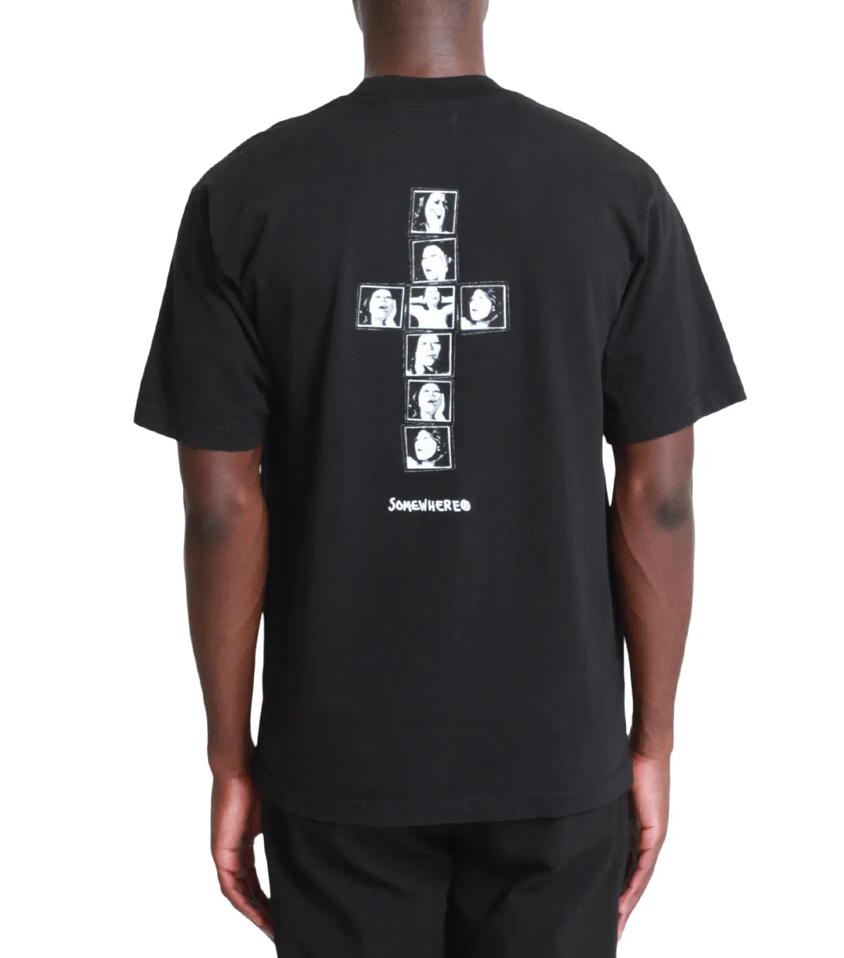 SOMEWHERE Savior T-Shirt Black