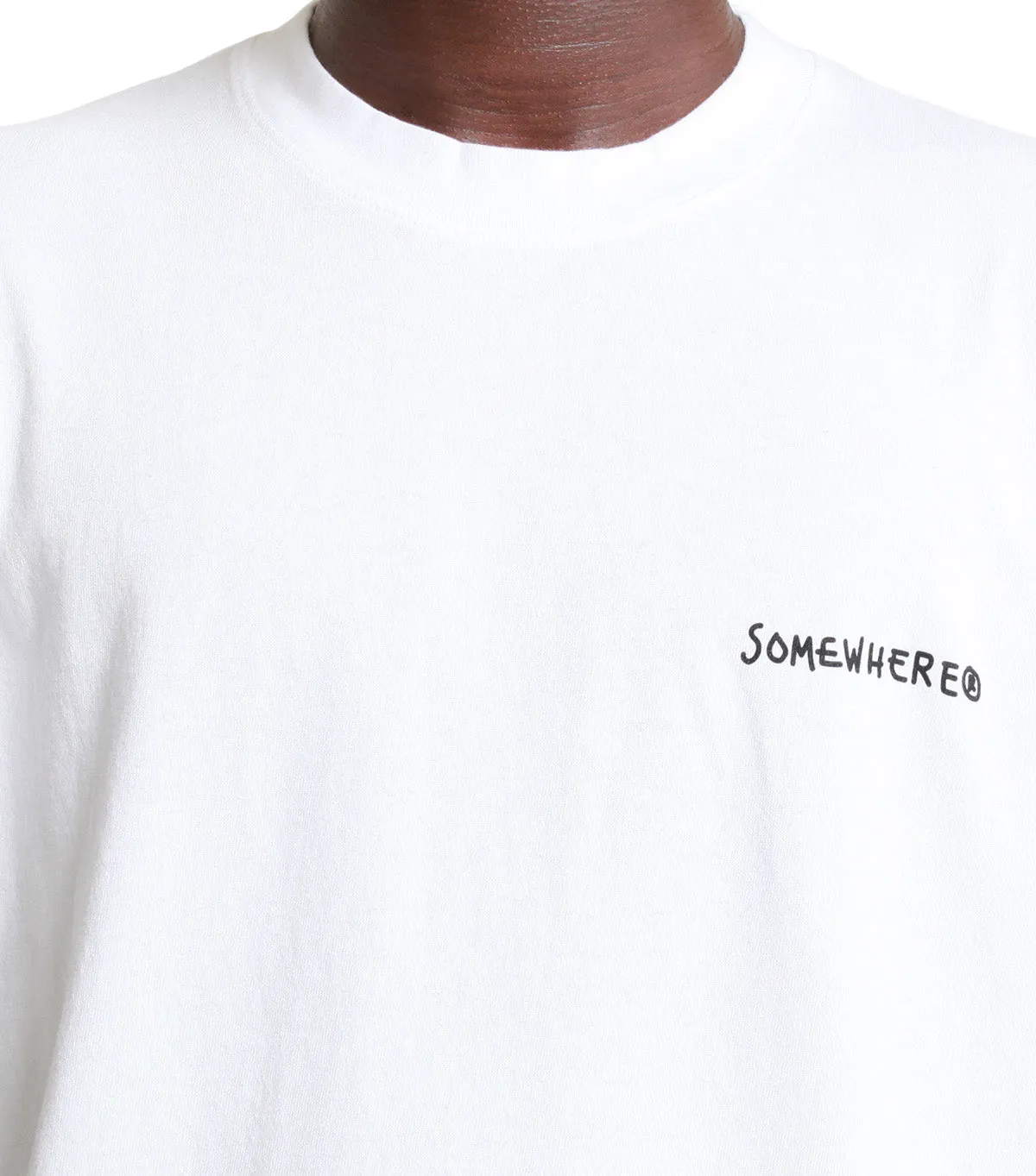 SOMEWHERE Savior T-Shirt White