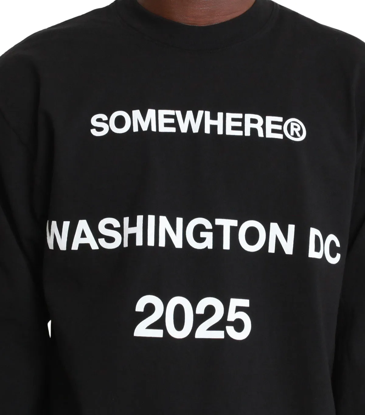 SOMEWHERE Seasonal 2025 Longsleeve T-Shirt Black
