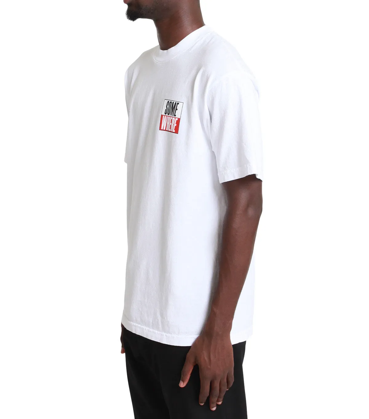 SOMEWHERE True Stories T-Shirt White