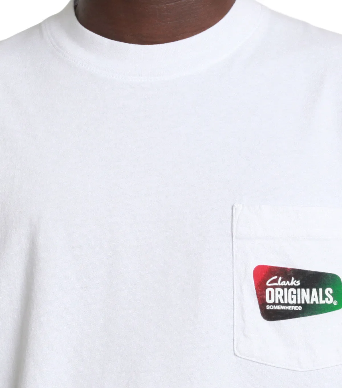 SOMEWHERE x Clarks Originals T-Shirt White