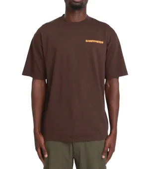 SOMEWHERE x Momotoys T-Shirt Brown