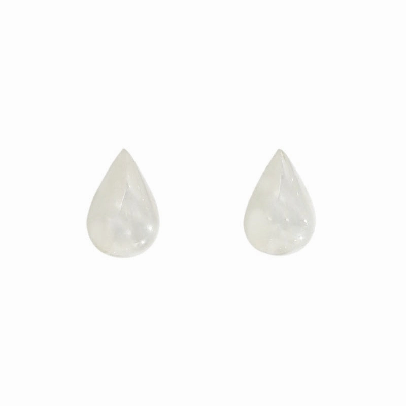 Sterling Silver Teardrop Stud Earrings