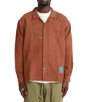 Story MFG Greetings Long Sleeve Shirt Brown