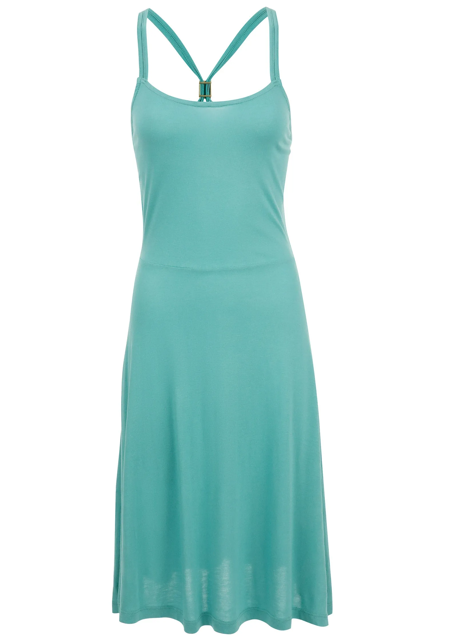 Strappy Back Dress - Blue