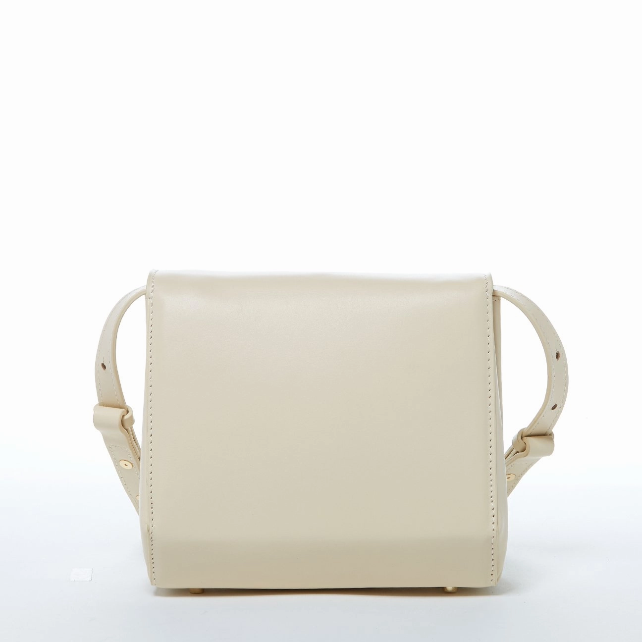 SUSU Elizabeth Off White Leather Shoulder Bag