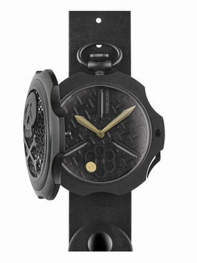TAMBOORO Men??s watch - BULLET - BLACK PVD - TB-102-BK-BK-CP