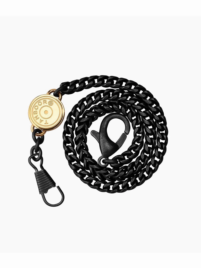 TAMBOORO Men??s watch - ONE SHOT - BLACK PVD - ZIRCONIA - TB-100-BK-ZB-BK-CP