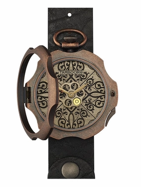 TAMBOORO Men??s watch - TATTOO - DIRTY BRONZE - TB-101-BR-SL-CP