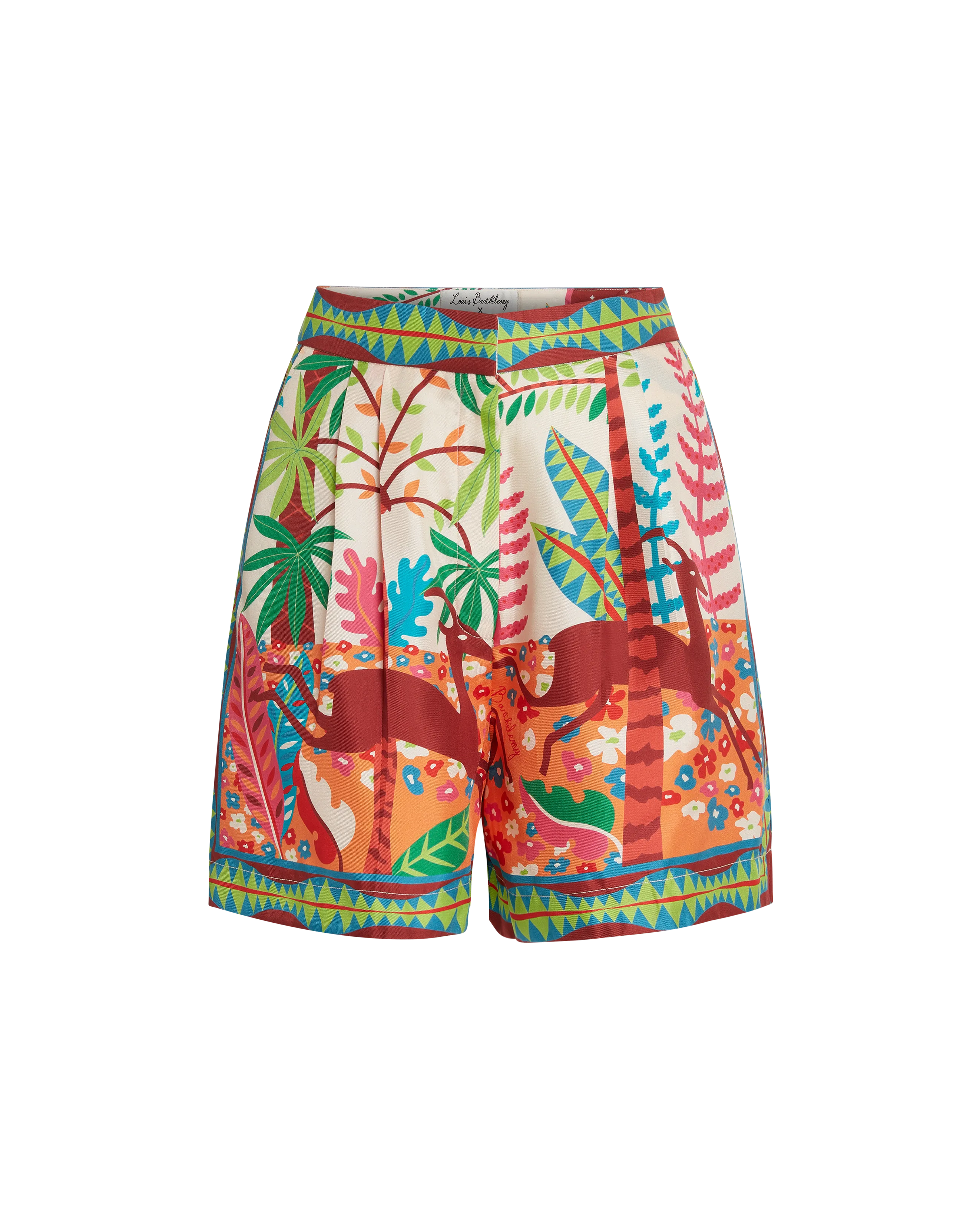 Tamu Shorts in Louis Barth??lemy Print