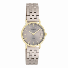 Taupe OOZOO watch with stainless steel bracelet - C20375