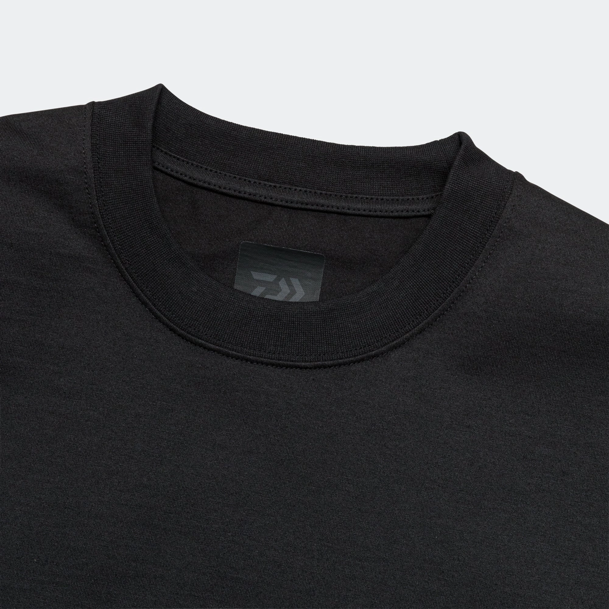 Tech Drawstring LS Tee - Black