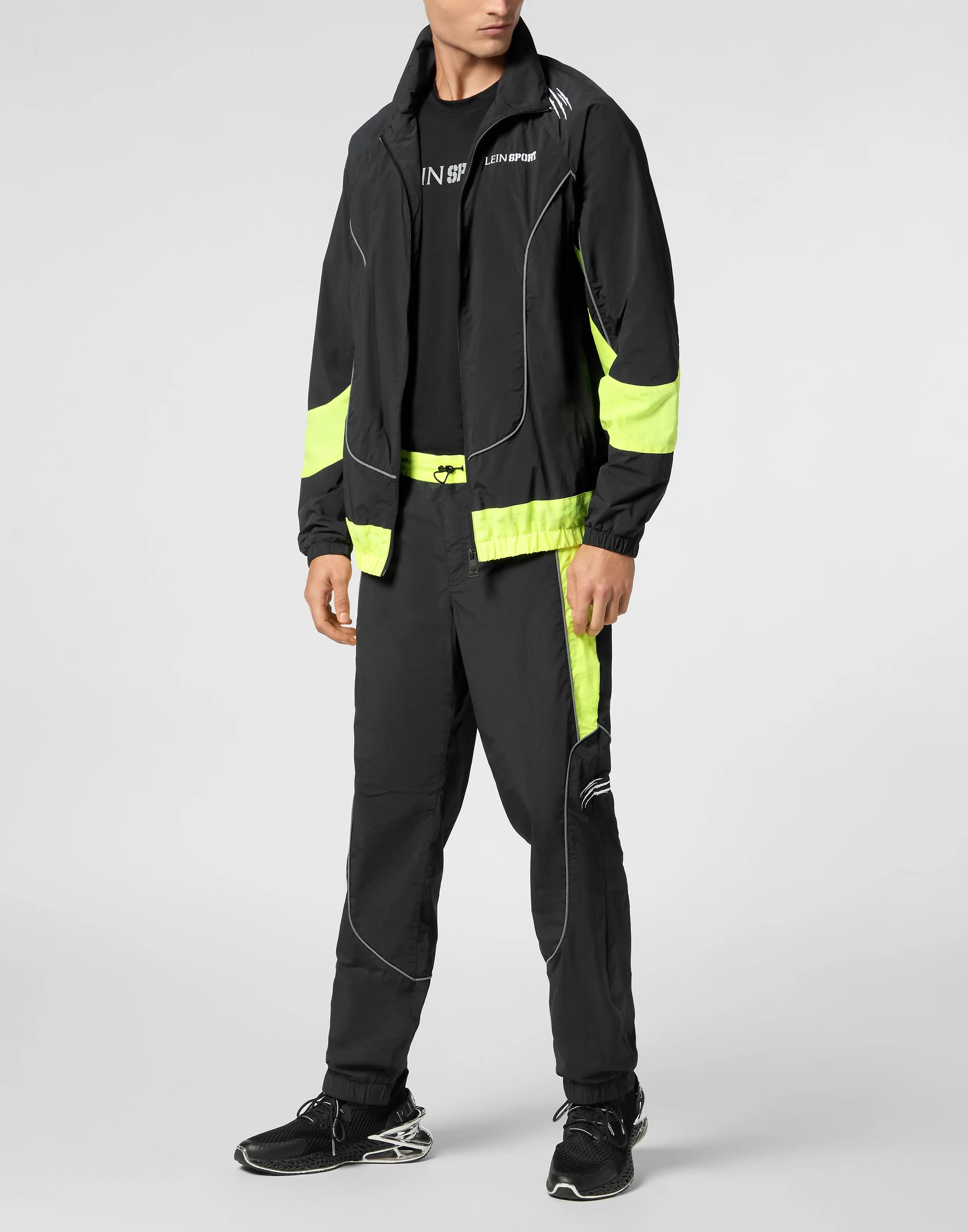Technical Jogging Bomber Jacket LS Scratch