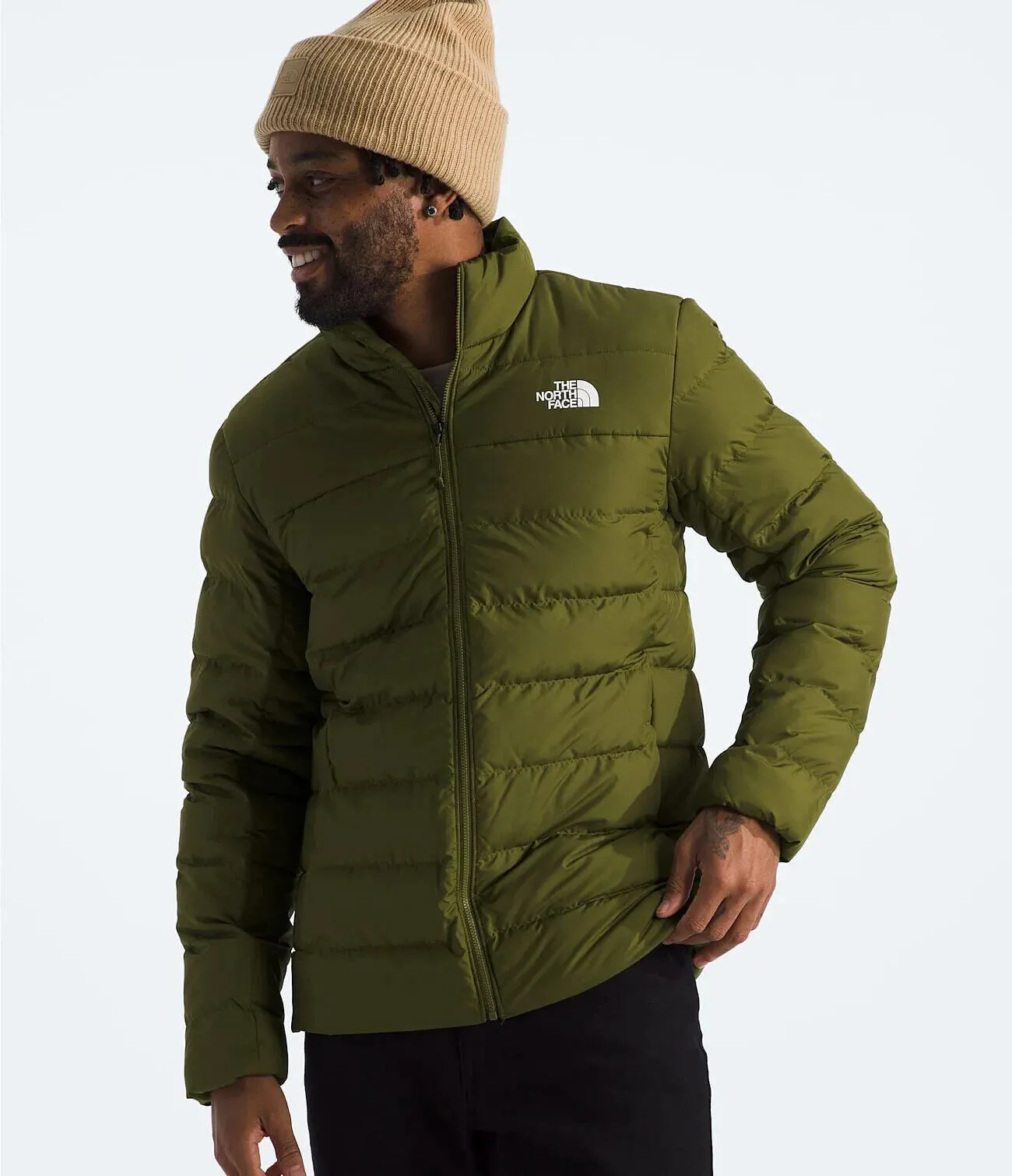 The North Face Aconcagua 3 NF0A84HZPIB Jacket Men's 2XL Olive Full Zip APP1067